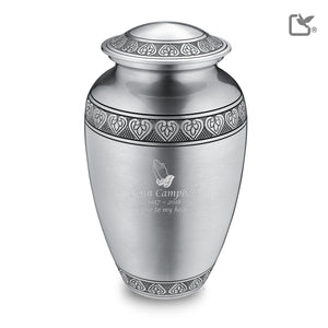 A210   Classic Standard Adult Urn Bru Pewter