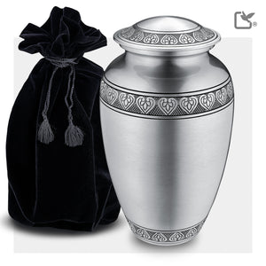 A210   Classic Standard Adult Urn Bru Pewter