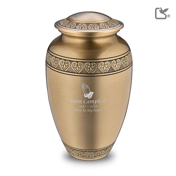 A211 Classic Standard Adult Urn Bru Gold - LoveUrns®US