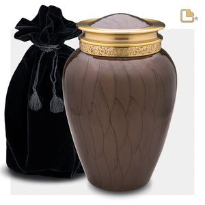 A291   Blessing Standard Adult Urn Pearl Bronze & Bru Gold