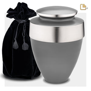 A410   Eternity Standard Adult Urn Slate & Bru Pewter