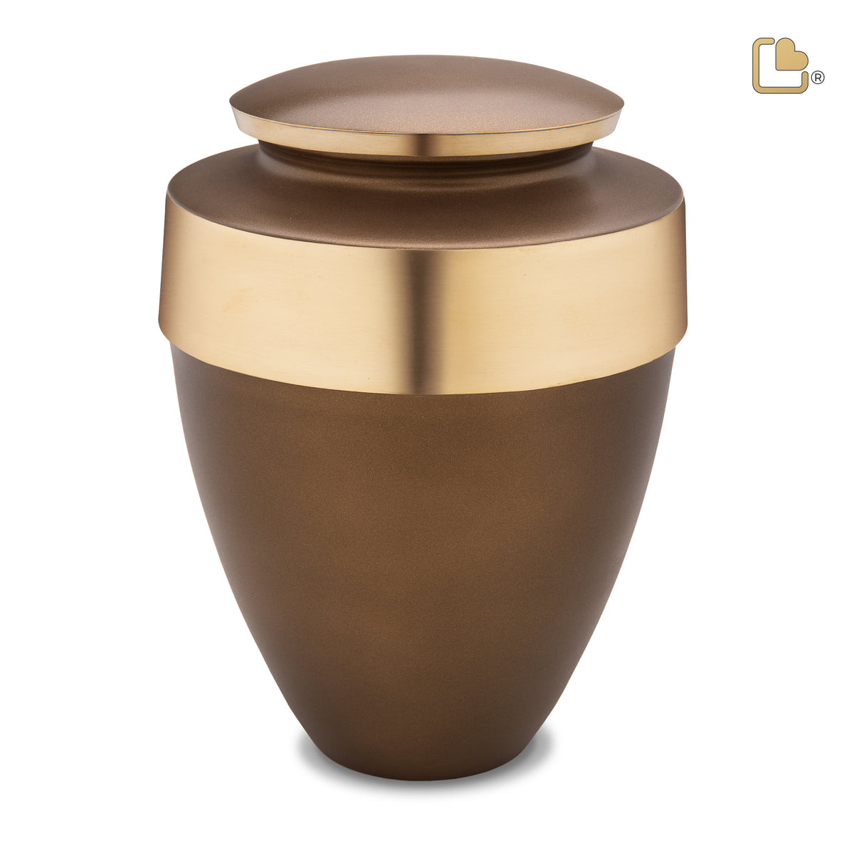 A411   Eternity Standard Adult Urn Auburn &amp; Bru Gold