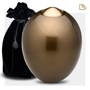 A511   Adore Standard Adult Urn Bronze & Bru Gold