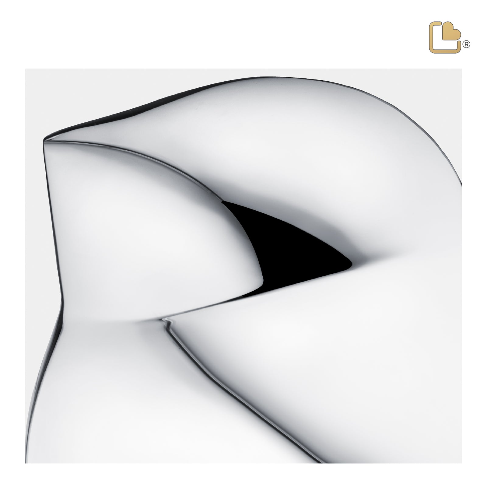 A562   SoulBird Male Standard Adult Urn Pol Silver