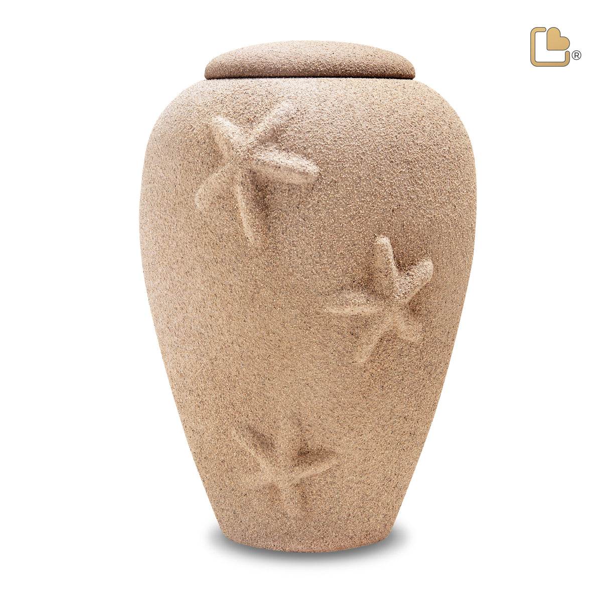 BA111 StarFish Standard Adult Urn Eco Sand LoveUrns®US