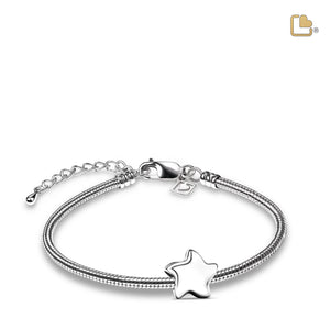 BD2030   Angelic Star Ashes Bead Pol Silver