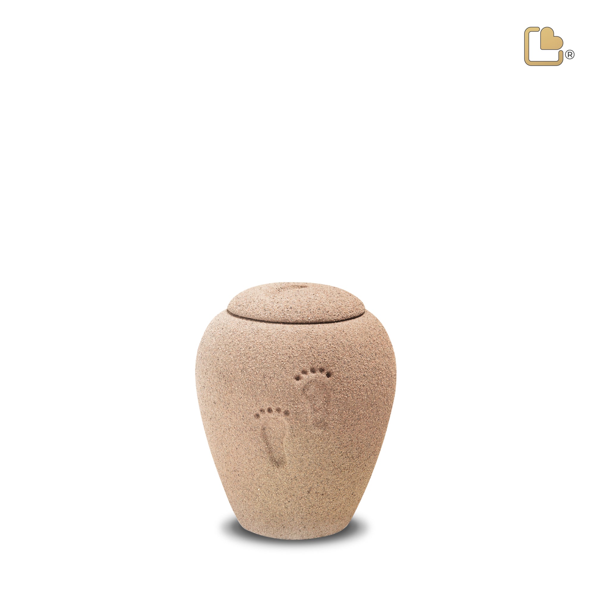 BK110   ShiftingSand Footprints Keepsake Urn Eco Sand