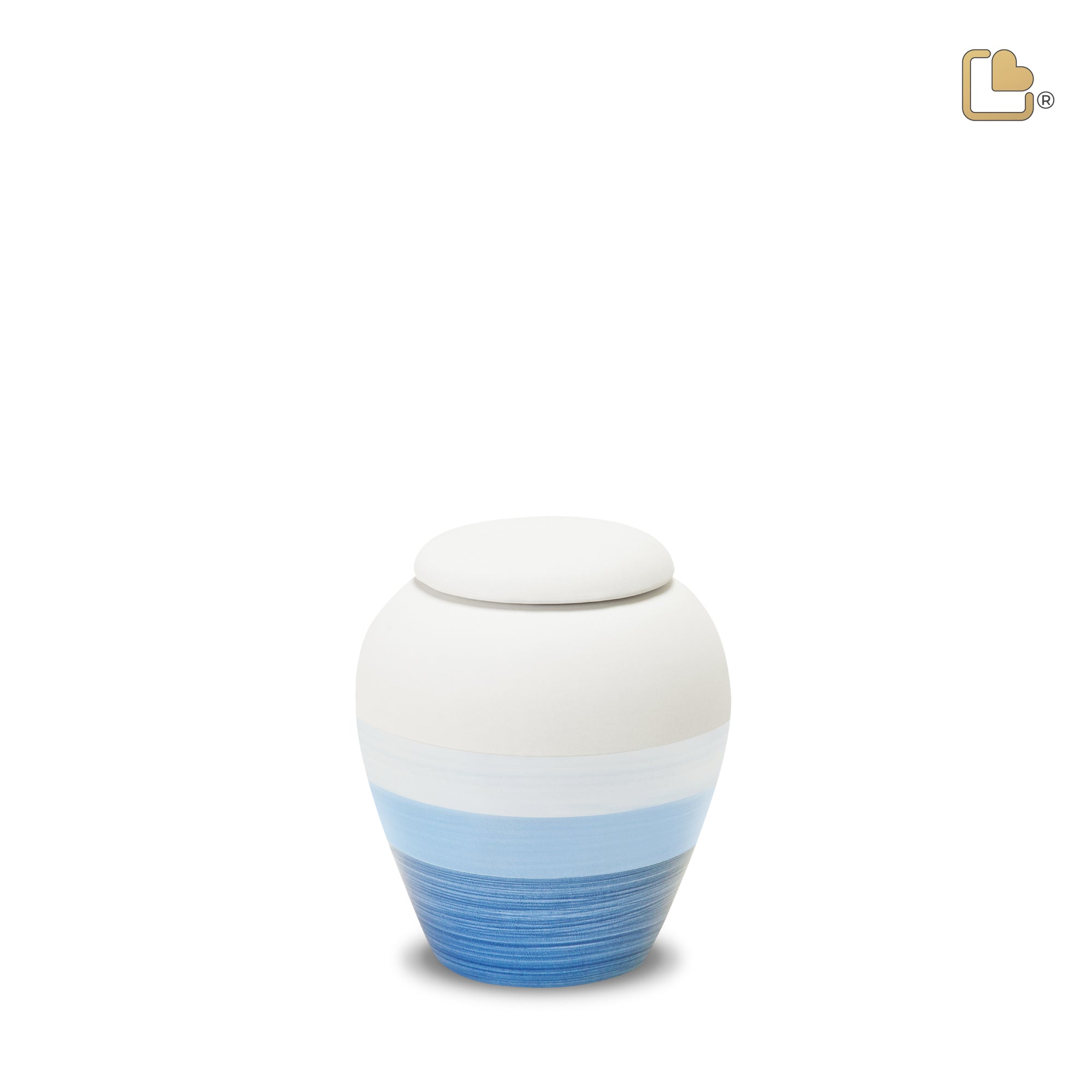 BK121   OceanBlue Keepsake Urn Eco Pigment