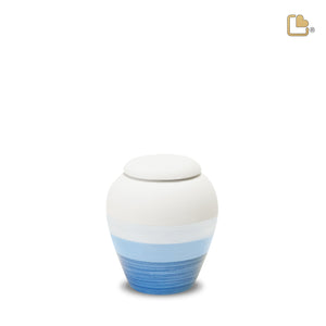 BK121   OceanBlue Keepsake Urn Eco Pigment