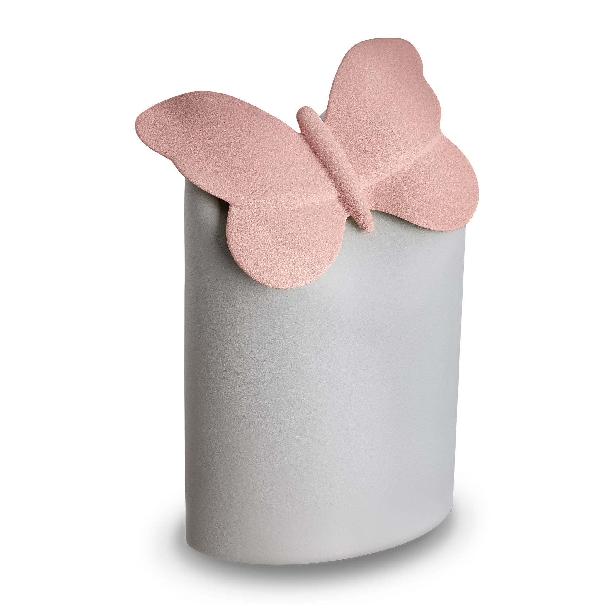 CA150   Paradise Butterfly Standard Adult Urn Silver Grey & Pink
