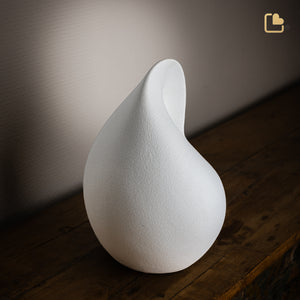 CA160   Soulful Shell Standard Adult Urn White