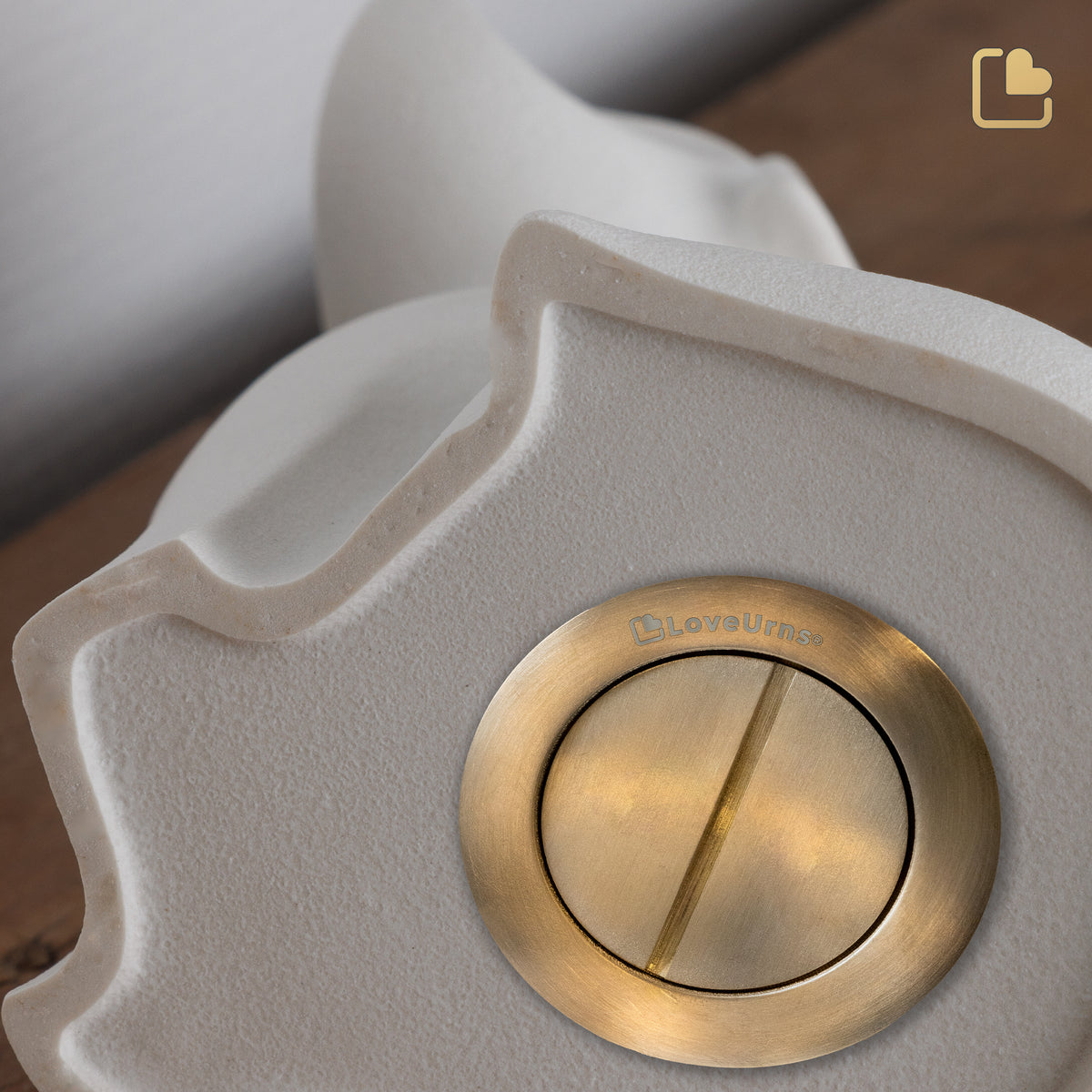 CP190   Dog Pet Urn White