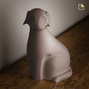 CP192   Dog Pet Urn Brown