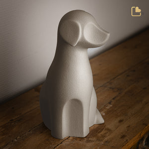 CP192   Dog Pet Urn Brown