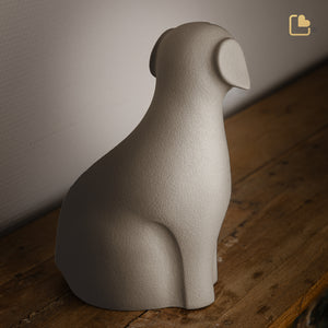 CP192   Dog Pet Urn Brown