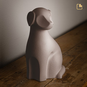 CP192   Dog Pet Urn Brown