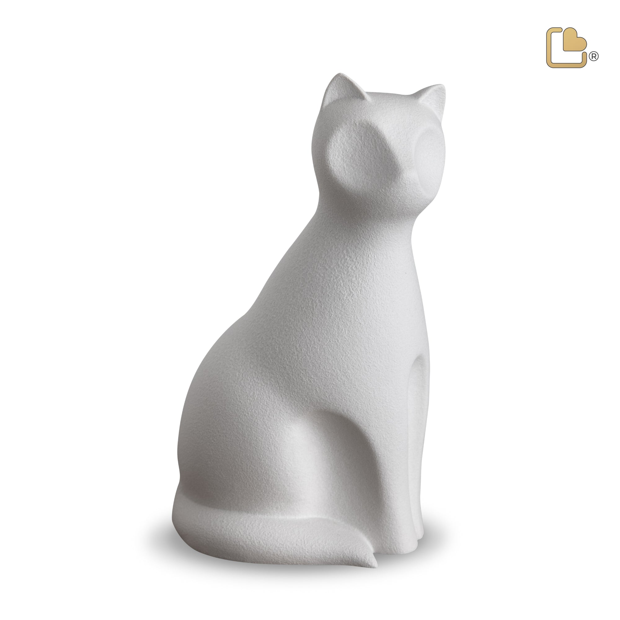 CP210   Cat Pet Urn White