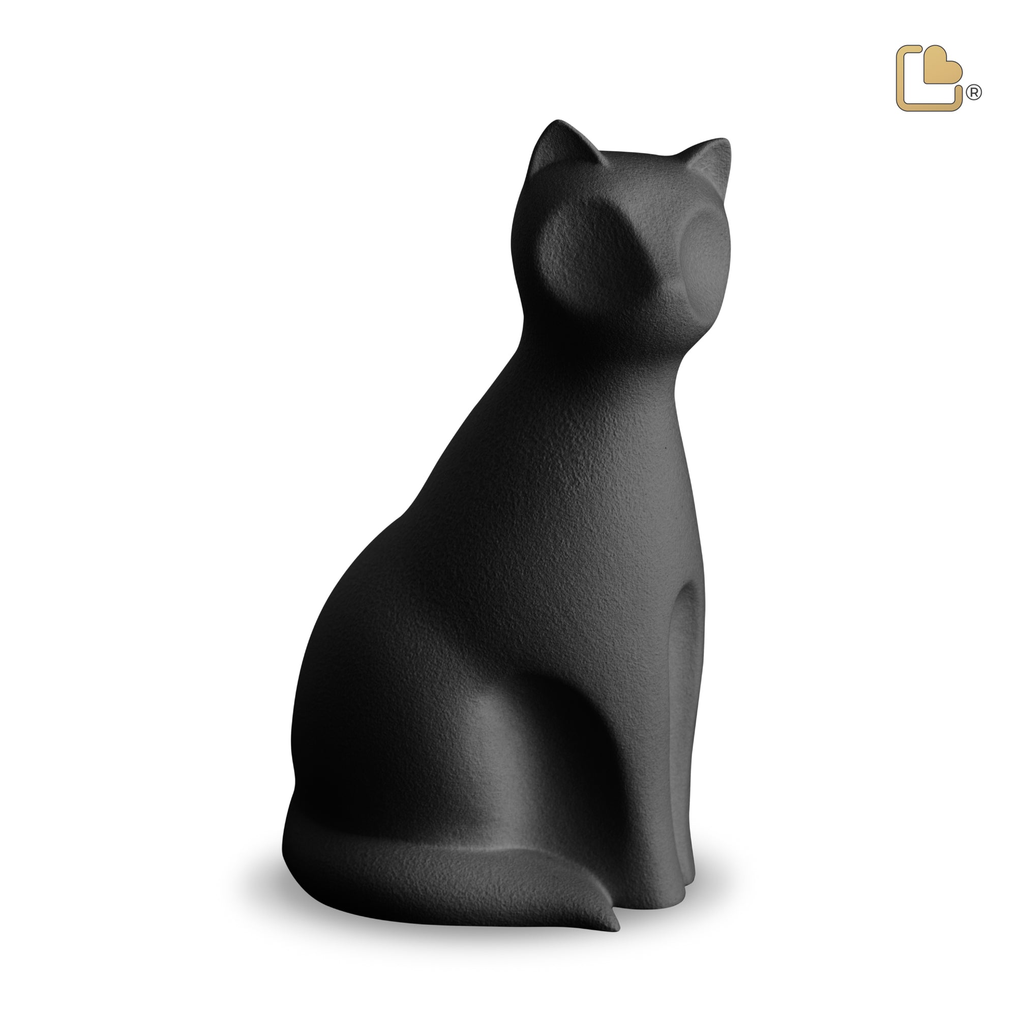 CP211   Cat Pet Urn Black