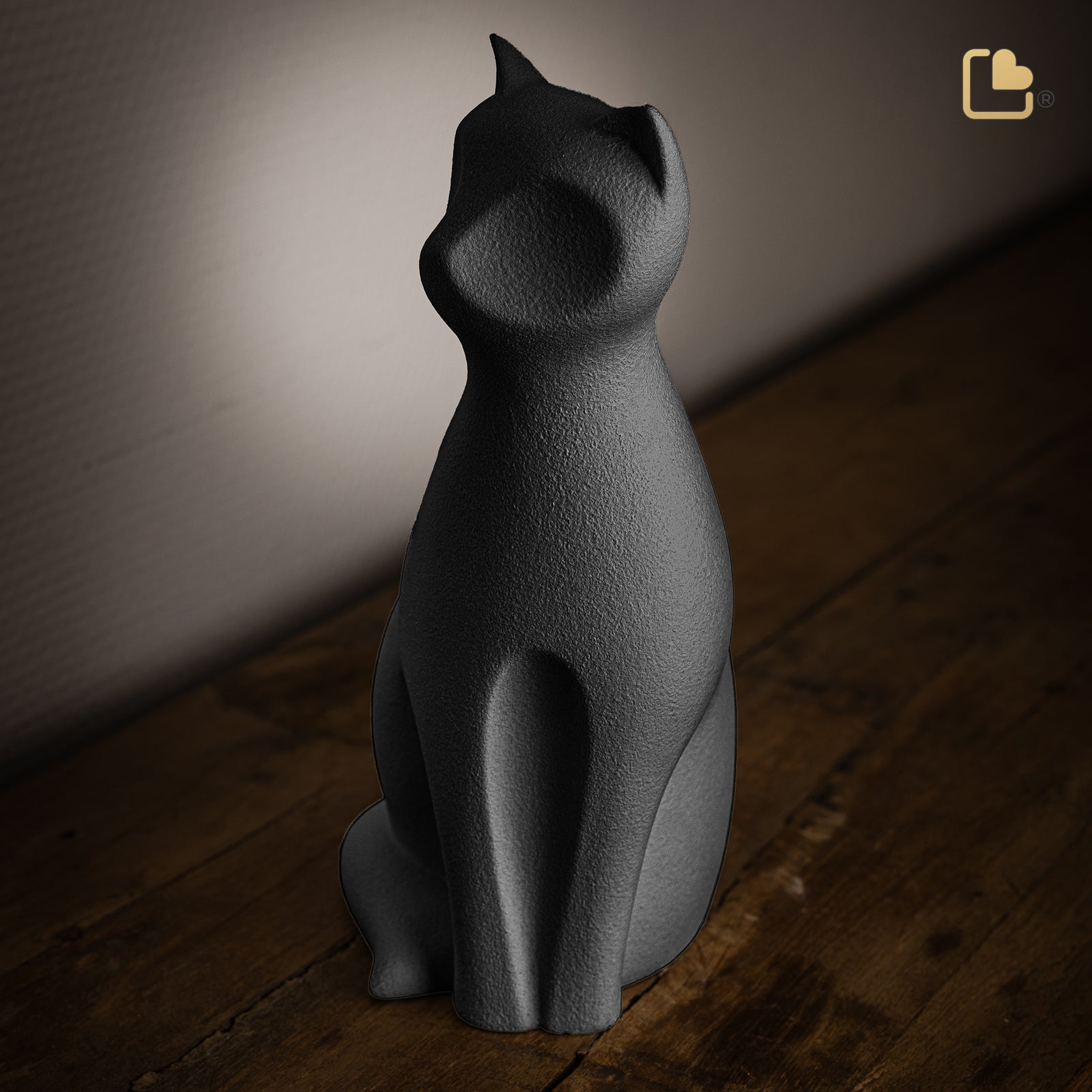 CP211   Cat Pet Urn Onyx