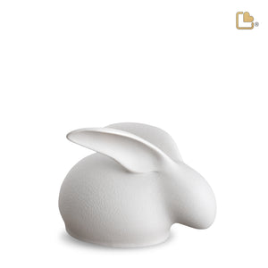 CP220   Rabbit Pet Urn White