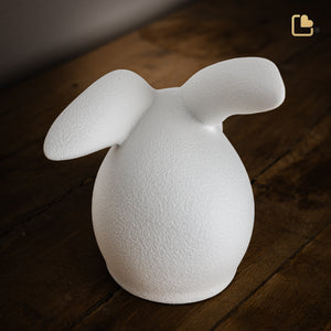 CP220   Rabbit Pet Urn White