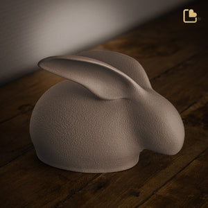 CP222   Rabbit Pet Urn Brown