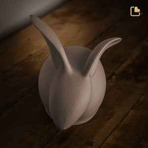 CP222   Rabbit Pet Urn Brown