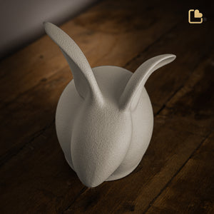 CP222   Rabbit Pet Urn Brown