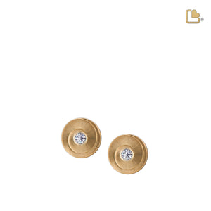 ER1061   Eternity Stud Earrings Bru Gold Vermeil