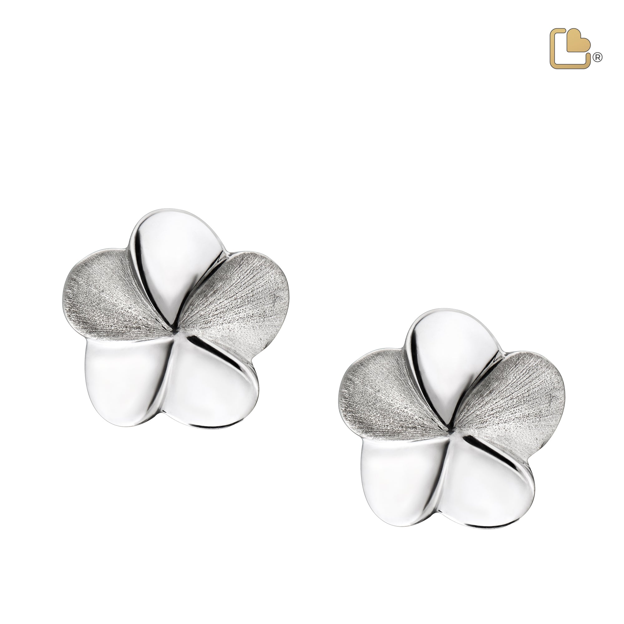 ER1070   Bloom Stud Earrings Pol & Bru Silver