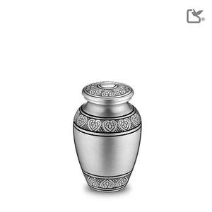 K210   Classic Keepsake Urn Bru Pewter