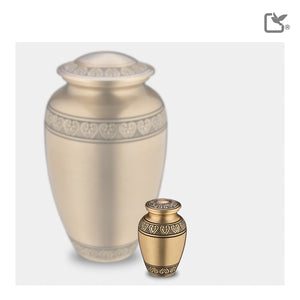 K211   Classic Keepsake Urn Bru Gold