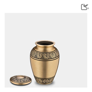 K211   Classic Keepsake Urn Bru Gold