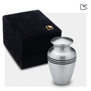 K215   Radiance Keepsake Urn Bru Pewter