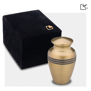 K216   Radiance Keepsake Urn Bru Gold