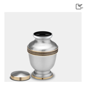 K251   Elegant Keepsake Urn Bru Pewter