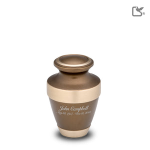 K260   Espana Keepsake Urn Bronze & Bru Gold