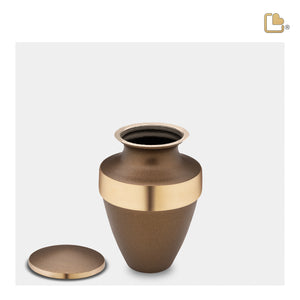 K411   Eternity Keepsake Urn Auburn & Bru Gold