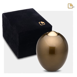 K511   Adore Keepsake Urn Bronze & Bru Gold