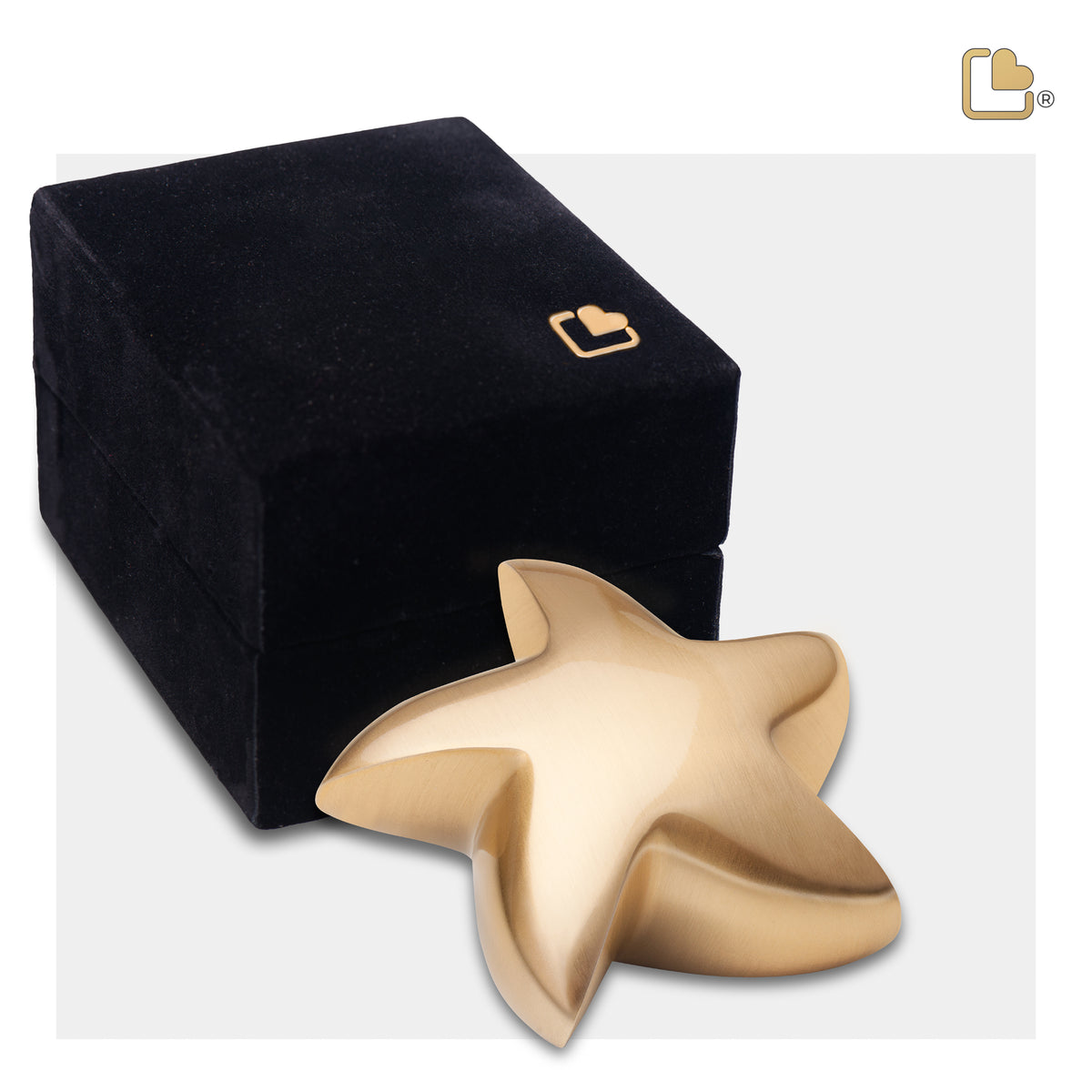 K620   Angelic Star Keepsake Urn Bru Gold