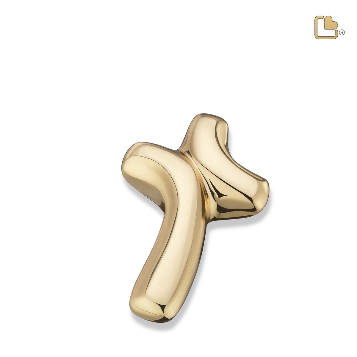K653   ComfortCross Keepsake Urn Pol Gold