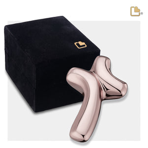 K654   ComfortCross Keepsake Urn Pol RoseGold