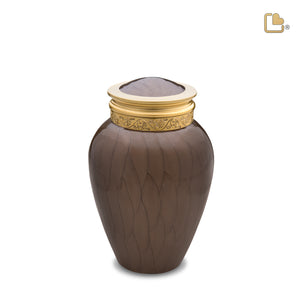 M291   Blessing Medium Urn Pearl Bronze & Bru Gold