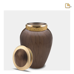 M291   Blessing Medium Urn Pearl Bronze & Bru Gold