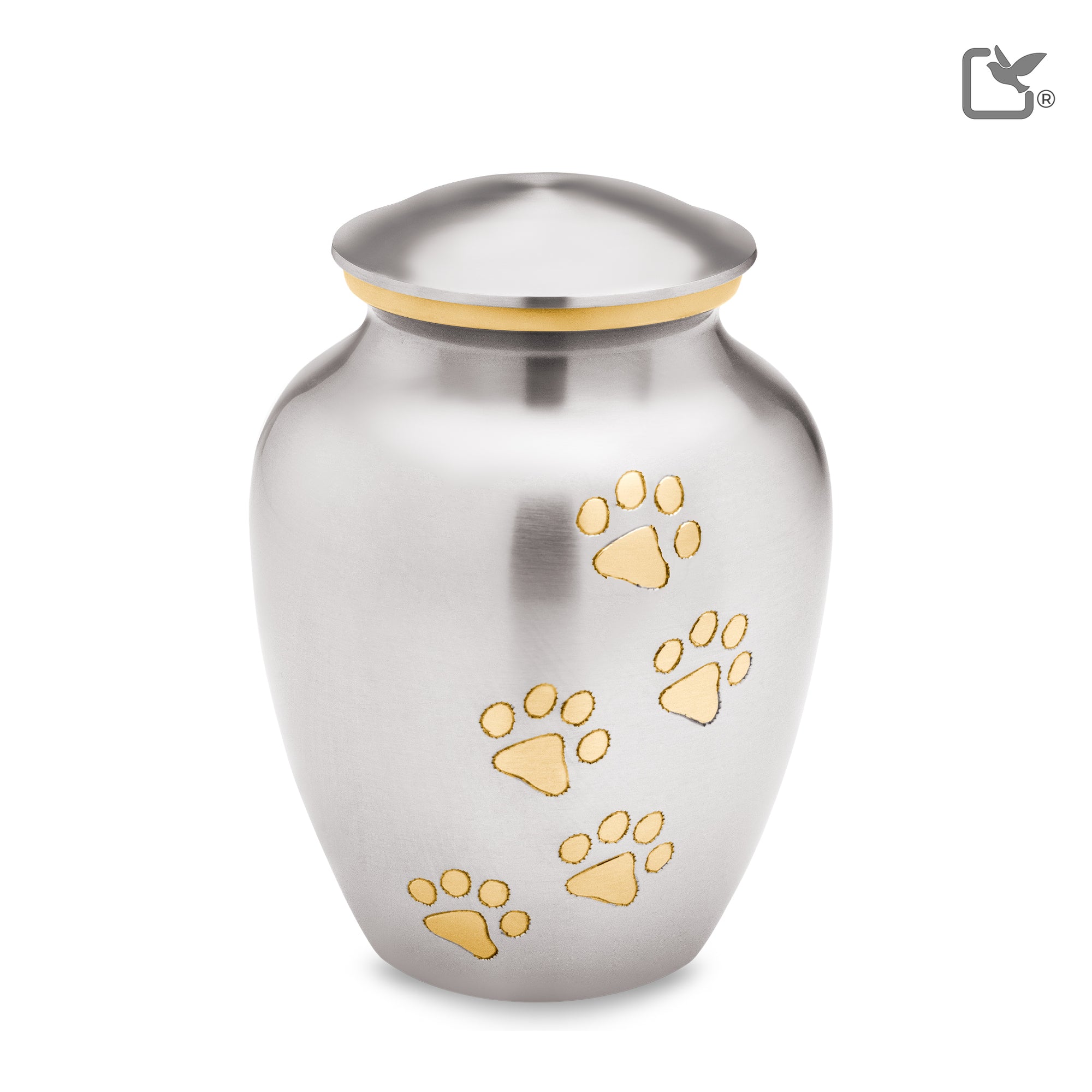 P213L   Classic Large Pet Urn Bru Pewter