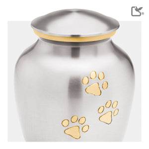 P213L   Classic Large Pet Urn Bru Pewter