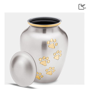 P213L   Classic Large Pet Urn Bru Pewter