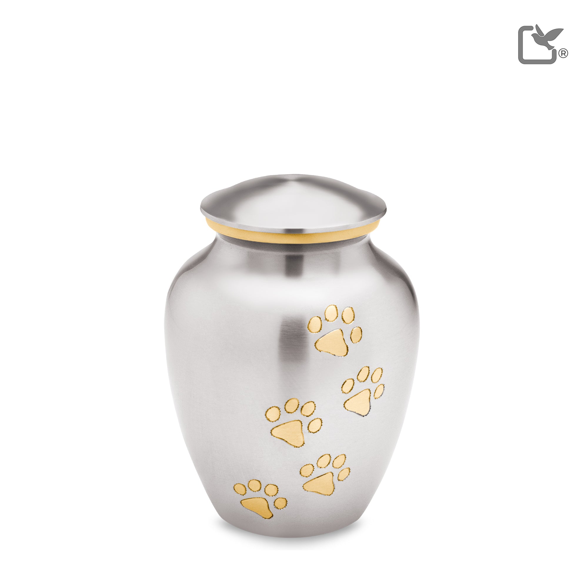 P213M   Classic Medium Pet Urn Bru Pewter