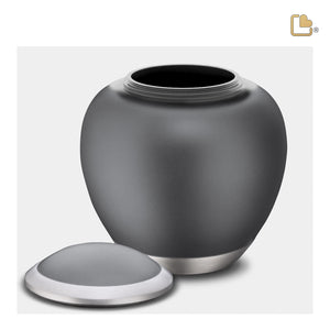 P560L   Shadow Large Pet Urn French Grey & Bru Pewter