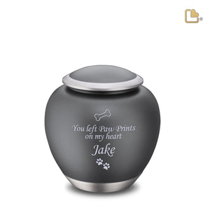 P560M   Shadow Medium Pet Urn French Grey & Bru Pewter